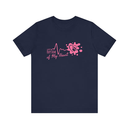 Unisex Jersey Short Sleeve Tee Rhythm of my heart
