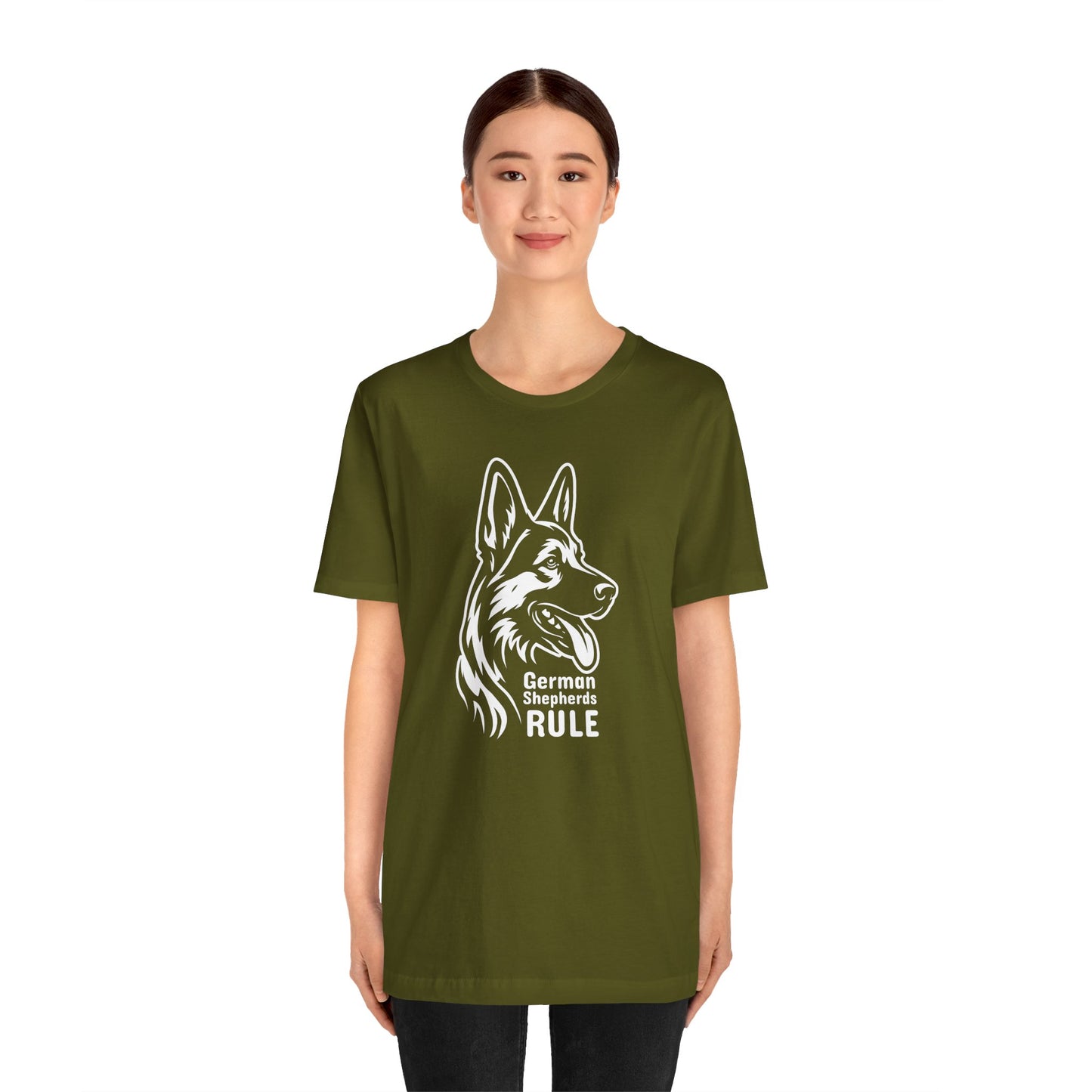 Unisex Jersey Short Sleeve Tee German Shepherds Rule