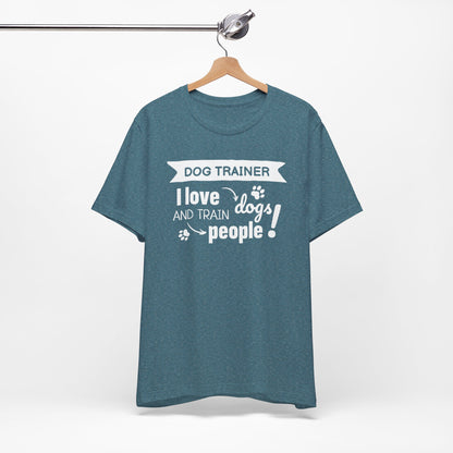Unisex Jersey Short Sleeve Tee Dog Trainer