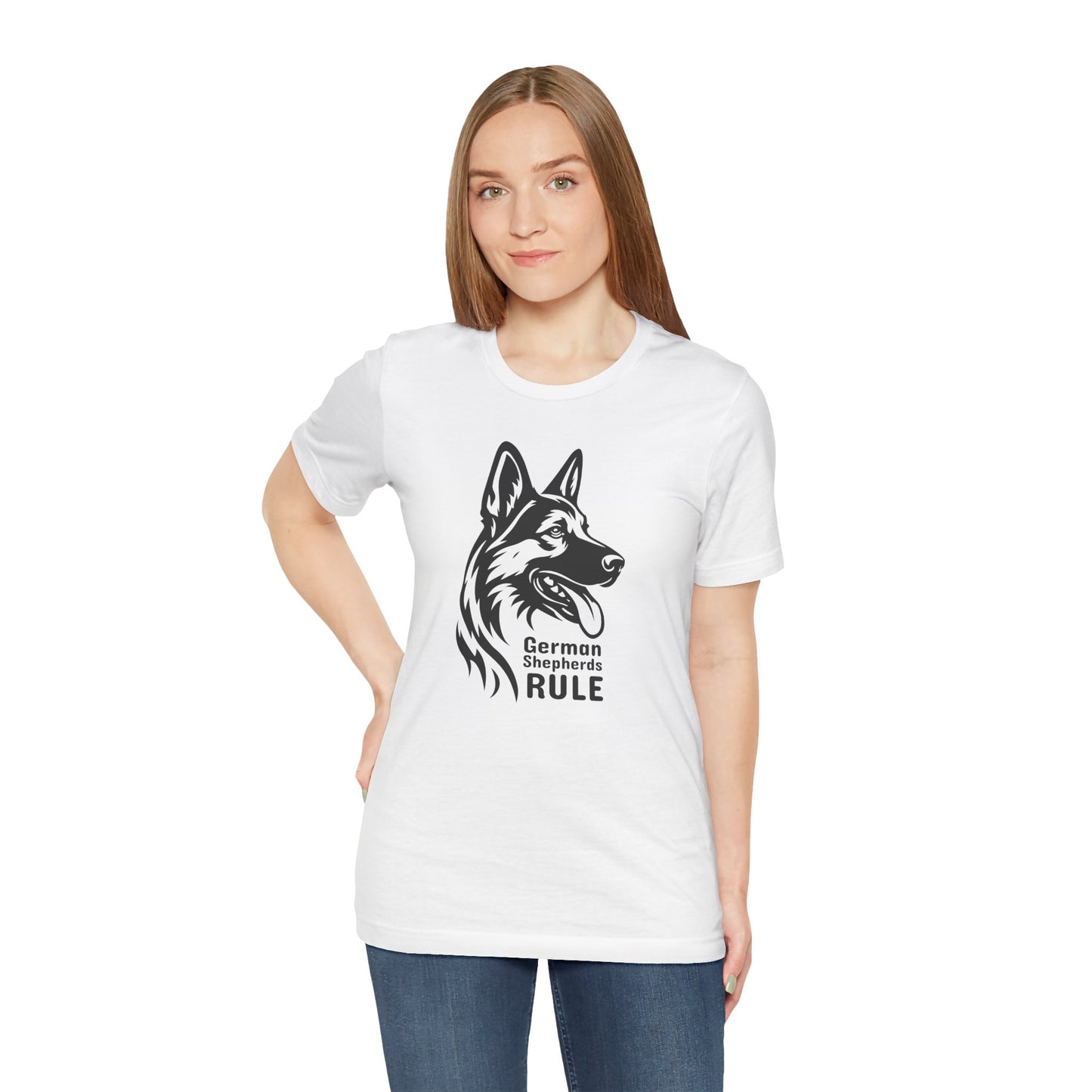 Unisex Jersey Short Sleeve Tee German Shepherds Rule