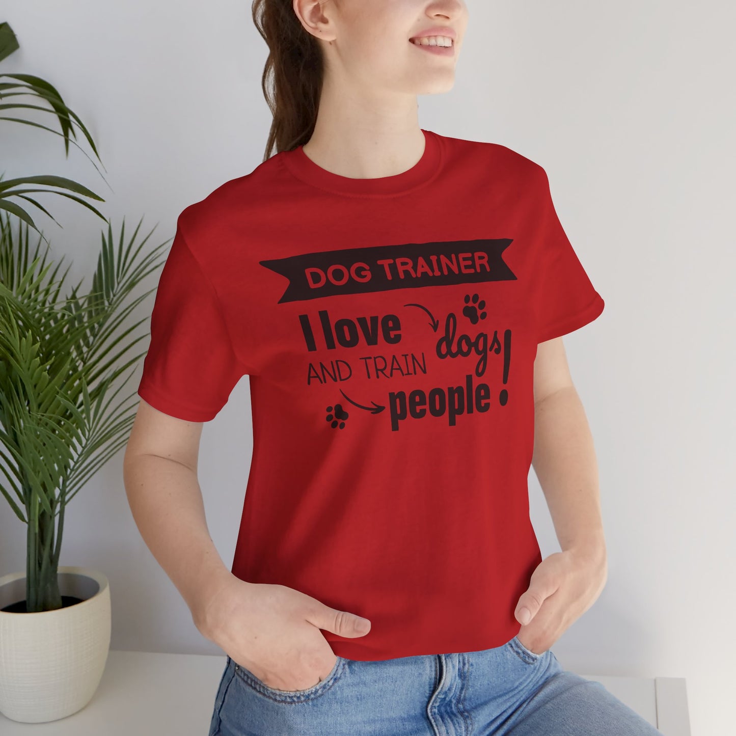 Unisex Jersey Short Sleeve Tee Dog Trainer