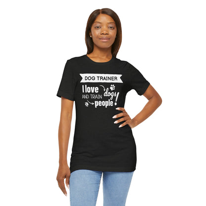 Unisex Jersey Short Sleeve Tee Dog Trainer