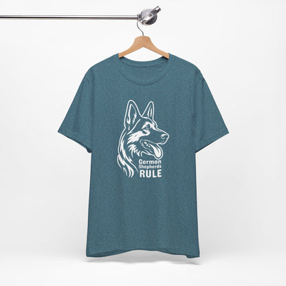 Unisex Jersey Short Sleeve Tee German Shepherds Rule