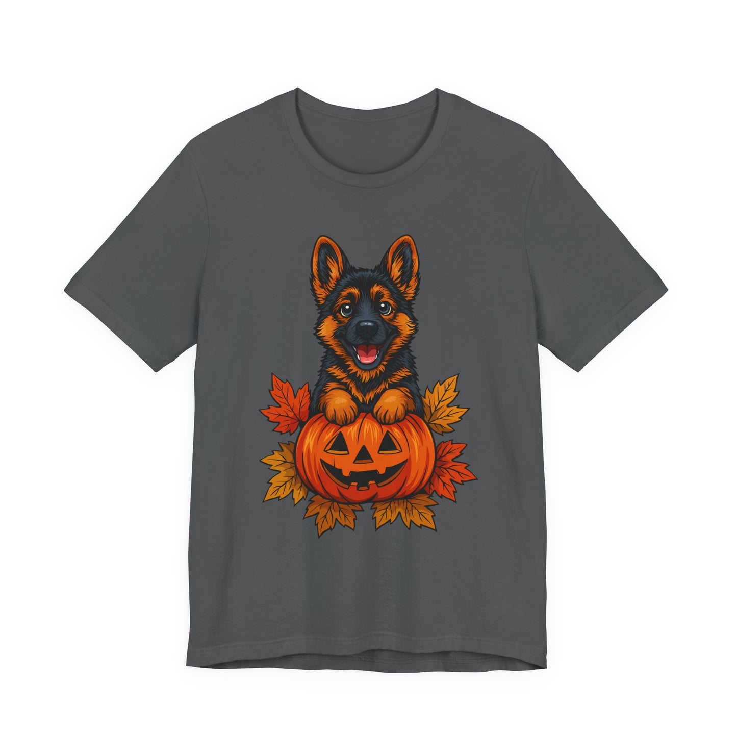 Unisex Jersey Short Sleeve Tee Halloween German Shepherd