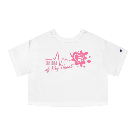 Champion Women's Heritage Cropped T-Shirt Rhythm of My Heart
