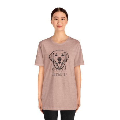 Unisex Jersey Short Sleeve Tee Labradors Rule