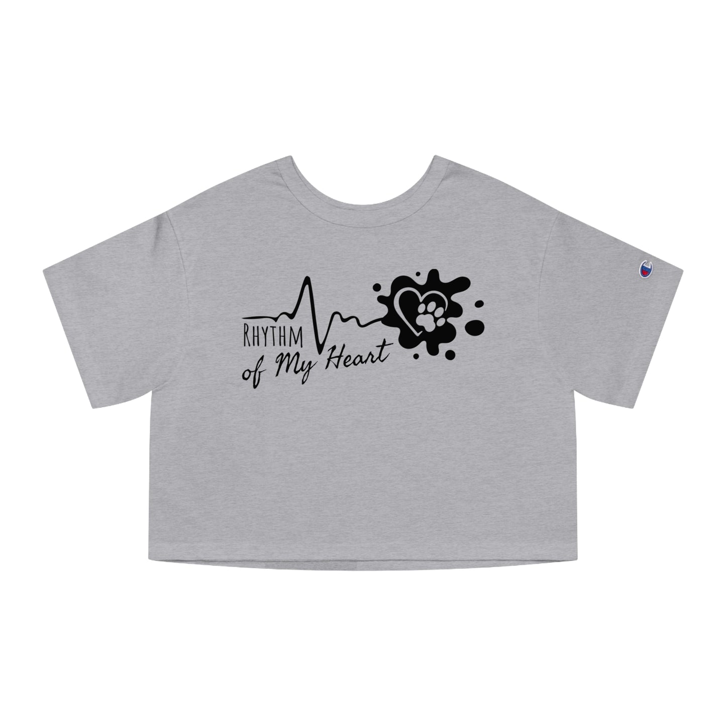 Champion Women's Heritage Cropped T-Shirt Rhythm of My Heart
