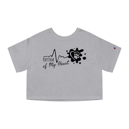 Champion Women's Heritage Cropped T-Shirt Rhythm of My Heart